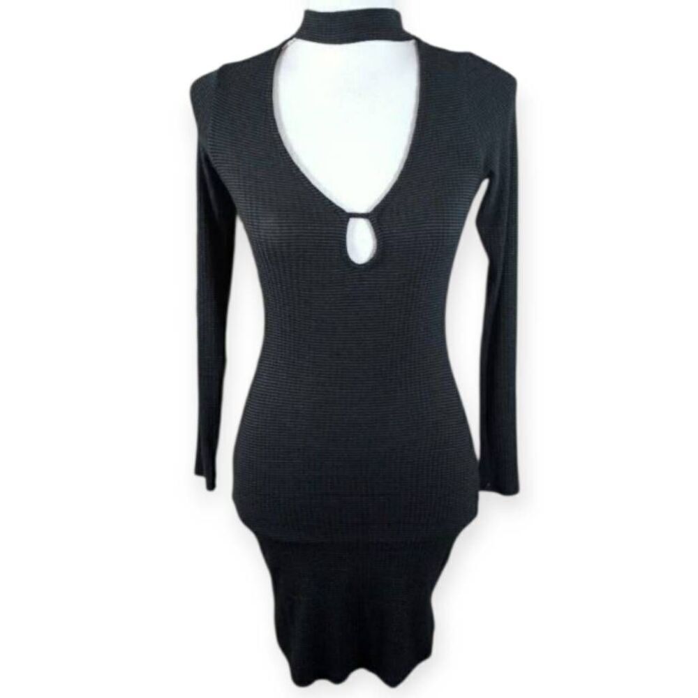 WINDSOR DK GREEN BODYCON DRESS SZ.XS EUC